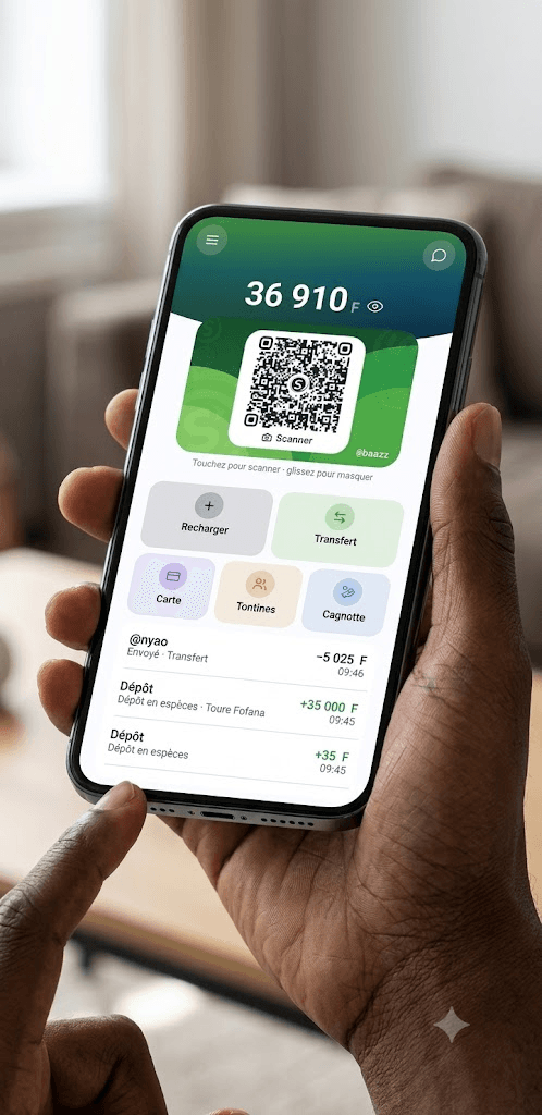 L’application Switag utilisée sur un smartphone